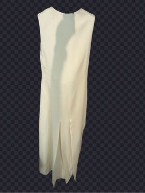 Wes Gordon Cream Bridal/Mother of the Bride Sleeveless Gown
